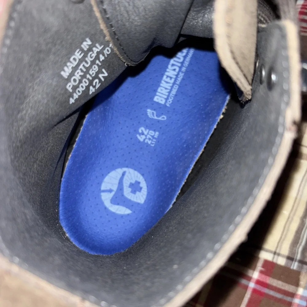 NEW Birkenstock Highwood 42 Men 9 Women 11 *READ* Lace Up Boots Brown Suede $210
